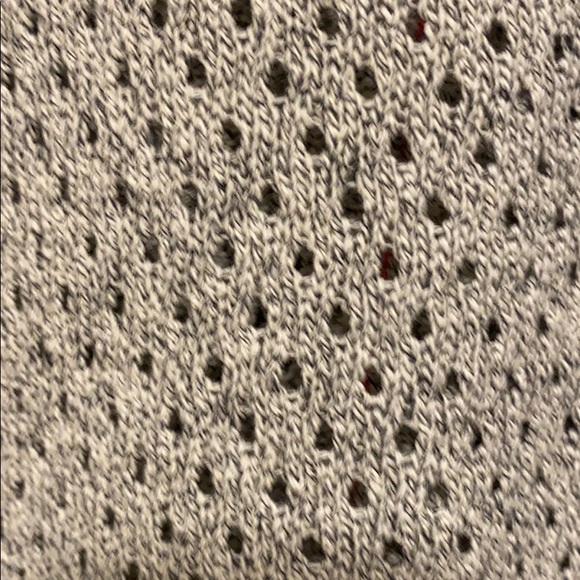 💥💥 SOLD 💥💥 Rebecca Taylor grey mix cotton linen sweater sz Lg - Picture 3 of 10